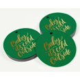 thumbnail image 3 of Inkdotpot Pack Of 50 Baby It's Cold Outside Baby Shower Favor Paper Tags Craft Real Gold Foil Hang Tags, 3 of 6