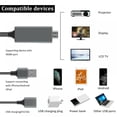 thumbnail image 3 of 1080P HD Mirroring Cable Phone to TV HDTV Adapter USB Charging Cable, 3 of 8