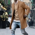 thumbnail image 2 of Qertyioot Tops for Men Fall Winter Casual Long Sleeve Button Fashion Jacket, 2 of 6