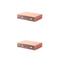 thumbnail image 3 of fastboy Neat And Tidy Storage Box - plify Life With Organized Storage Multilayer Stackable Desk Organizer pink 2 drawer 2Set, 3 of 6