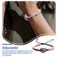 thumbnail image 1 of 1 Ensemble de Bracelets Tressés Faits à la Main Bracelet Confortable Exotique Ado Bracelets Tressés en Résine Colorée Accessoire de Mode pour Filles pour Robe Quotidienne Coloré Or, 1 of 8