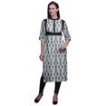 thumbnail image 1 of Bimba Kurta Imprimée Tunique Droite Hauts Femmes Tenue d'Été Kurti pour Dames, 1 of 5