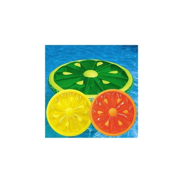 Tranches de Fruits Îles Flotteur de Piscine, Couleurs Assorties