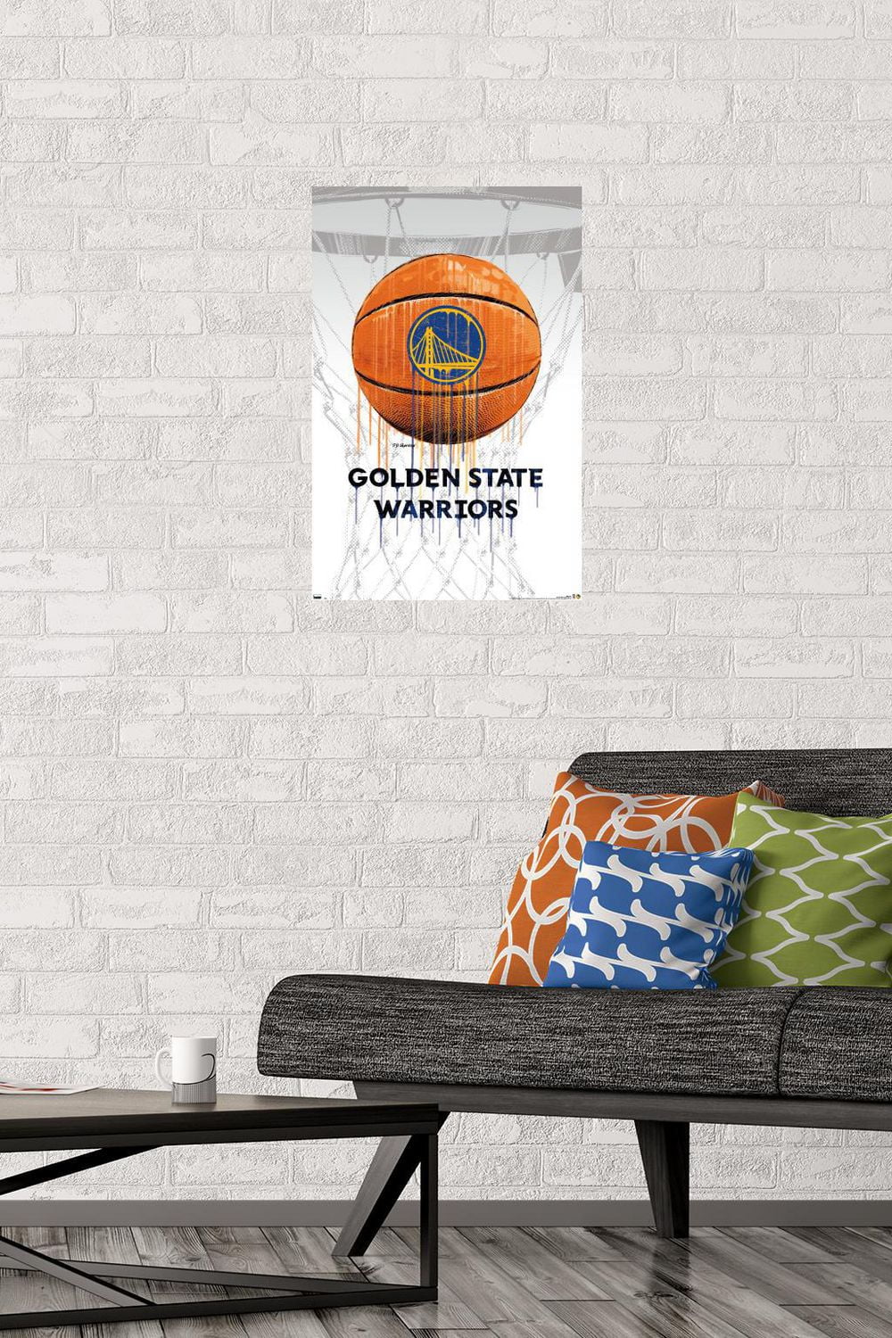 NBA Golden State Warriors - Drip Ball 20 Wall Poster