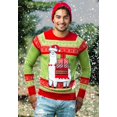 thumbnail image 2 of Chandail Laid de Noël pour Adulte Llama Unizex, 2 of 11