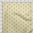 thumbnail image 3 of oneOone Polyester Lycra Fabric Leaves & Floral Block Print Fabric By The Yard 56 Inch Wide, 3 of 5