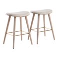 thumbnail image 1 of Tabouret à hauteur de comptoir Saddle de LumiSource, Ensemble de 2, 1 of 7