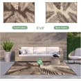 thumbnail image 2 of Outdoor Rug  for Patios   Reversible Outdoor Plastic Straw Camping Rug Carpet  Large Area Rugs Mats for RV  Camper  Deck  Balcony  Porch  Backyard  Beach  Picnic. Leaf, 2 of 7