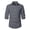 Grey, variant on Meichang Mens Cotton T-Shirt 2024 Long Sleeve Lapel Collar Work Tshirt Slim Fit Botton Down Shirt Classic Solid Business Dress Shirt