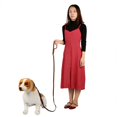 thumbnail image 4 of Leather Dog Leash, 6.0ft Double Handle Dog Leash Training Leash Dog Leashes For Large Dogs Heavy Duty Dog Training Leashes For Small, Medium and Large Dogs, 4 of 8