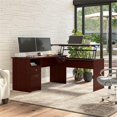 thumbnail image 2 of Bush Furniture Cabot Bureau Assis-Debout en L à 3 Positions de 60 Po en Cerisier Récolte, 2 of 6