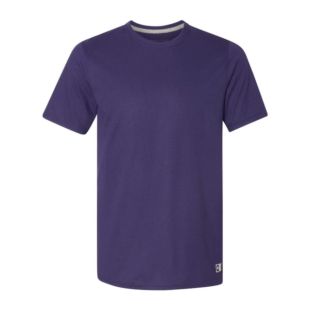 Russell Athletic Essential 60/40 Performance T-Shirt, 3XL, Purple