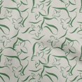 thumbnail image 1 of oneOone Polyester Spandex Light Gray Fabric Floral & Craft Projects Decor Fabric Printed By The Yard 56 Inch Wide, 1 of 4
