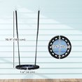 thumbnail image 3 of Qaba Saucer Tree Swing for Kids, 24 inch Round Flying Swing Seat, Blue, 3 of 10