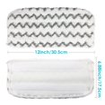 thumbnail image 4 of 2-Pack Steam Mop Pads Compatible with Shark Steam Mop S1000WM S1001C Series  Microfiber Steam Mop  Pads  Washable Reusable Dirt Grip Steam Cleaner Pads, 4 of 7