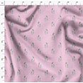 thumbnail image 4 of Soimoi Cotton Duck Fabric Carrot & Rabbit Dots Print Fabric by the Yard 56 Inch Wide, 4 of 5