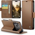 thumbnail image 1 of Case for iPhone 17 Pro Max Wallet Case with Card Holder, Kickstand RFID Blocking Magnetic Closure Shockproof Protective PU Leather Cover for iPhone 17 Pro Max Flip Case Wallet, 1 of 7