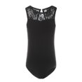 thumbnail image 1 of PENGXIANG Girls Lace Floral Ballet Dance High Neck Tank Leotards, 1 of 6