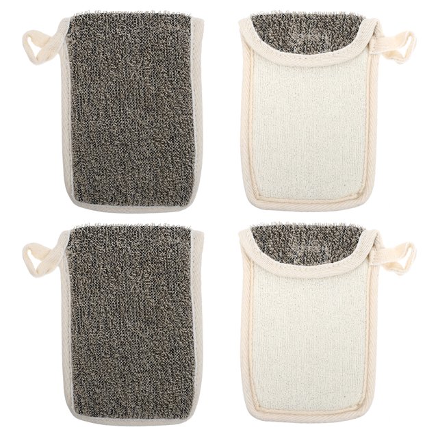 4pcs Durable Bath Soap Pouch Bathing Exfoliating Foaming Mesh Bag for Shower