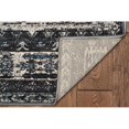 thumbnail image 4 of Linon Tapis Vintage Aztek Tissé Mécaniquement en Microfibre Polyester 8'x10 Pieds Gris, 4 of 7