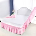 thumbnail image 4 of Unique Bargains Polyester Bed Skirt Elastic Wrap Around Dust Ruffle 15' Drop, 4 of 10