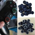 thumbnail image 2 of 4 Pcs Coque de Protection en Silicone pour Poignée de Pouce pour Manettes de Jeu Ps3 Ps4 360 One U (Noir et Rouge), 2 of 3