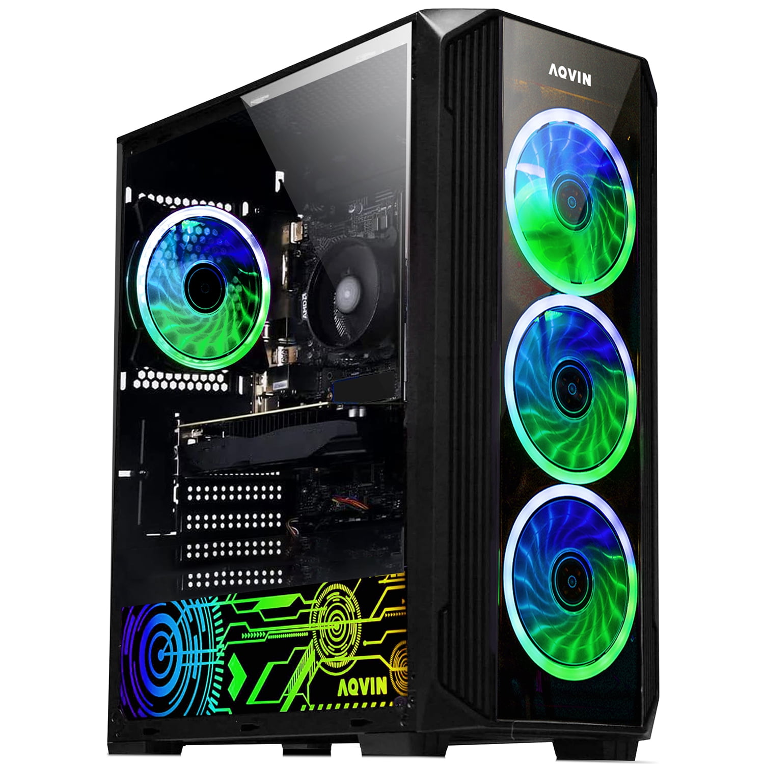〔未開封〕BTO DeskPCRTX3070 / Win11Pro Windows 11 | Gaming AQVIN PC Z-Force Tower Computer With 24 Inch