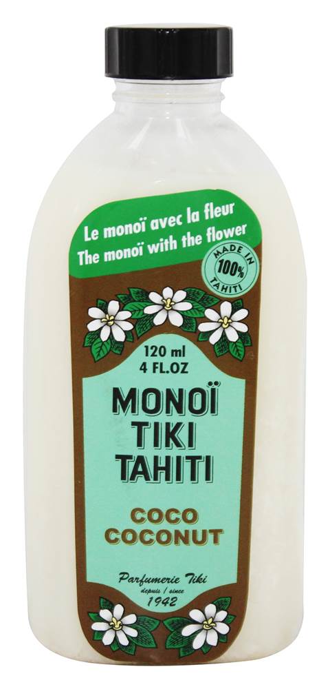 Monoi Tiare Tahiti - Huile de Noix de Coco Naturelle - 4 fl oz
