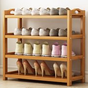Shoe Rack Shoe Storage Rack Storage Shoe Shelf Multi Layer Shoe Rack Thicken Bamboo Large Capacity Durable Shoe Storage Rack For Bedroom Dormitory