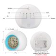 thumbnail image 4 of Kids Alarm Clock, LED Digital Electronic Clock for Bedroom, Children's Sleep Trainer with Wake Up Function, Snooze, Night Light, for Bedroom, Living Room and Gifts for Kids, 4 of 7