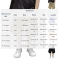 thumbnail image 3 of EGNMCR Shorts Mi-Cuisses Pantalons Été Minces Shorts pour Garçons Amples Pantalons de Travail pour Enfants Pantalons Raccourcis pour Garçons Shorts en polyester pour Enfants, 3 of 6