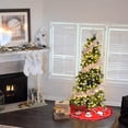 thumbnail image 4 of Pisexur Christmas Tree Skirt ,Many patterns 35.12"Christmas Tree Upholstered Bottom Cover, Suitable For Christmas Tree Decorations, Christmas Family Gathering Christmas Decorations Christmas Gifts, 4 of 5