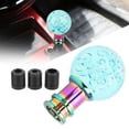 thumbnail image 4 of Gear Lever Head, Round Ball Universal Unique Gear Shifter Knob  Transparent Bubble  For Car Light Blue, 4 of 8