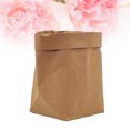thumbnail image 2 of Washable Kraft Paper Container Reusable Paper Bag Organizer Flowerpot Planter Bags Cover for Decoration and Storage - L, 2 of 8
