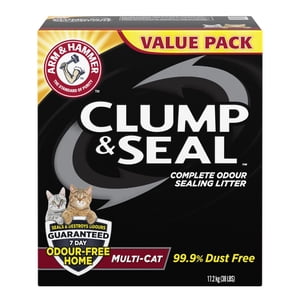 Arm & Hammer Clump & Seal Multi-Cat Clumping Cat Litter, 17.2 kg
