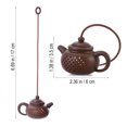 thumbnail image 2 of KAKOWELY Small Tea Infuser Silicone Tea Infuser Tea Strainers for Steeping Loose Leaf Tea,2.17"X1.5"X6.69", 2 of 4