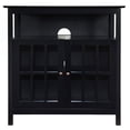 thumbnail image 3 of Convenience Concepts R3-0202 Big Sur Modern Solid Wooden Highboy TV Stand, Black, 3 of 6