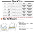 thumbnail image 3 of Qertyioot Bras for Women Printing Gathered Together Large Size Daily Underwear, 3 of 4
