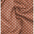 thumbnail image 1 of Soimoi Polyester Crepe Fabric Fleur_de_lis Damask Print Fabric by The Yard 42 Inch Wide, 1 of 6