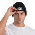thumbnail image 4 of ZICANCN Bonnet Tricoté-Moon Boy Books Bonnet d'Hiver Doux Chaud Classique pour Hommes Femmes Nuages Lanterne Lecture Rêve, 4 of 6