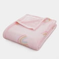 thumbnail image 4 of Mainstays Kids Plush Throw Blanket Rainbow, 4 of 5