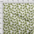 thumbnail image 3 of oneOone Velvet Green Fabric Floral Sewing Craft Projects Fabric Prints By Yard 58 Inch Wide, 3 of 4