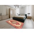 thumbnail image 4 of Ahgly Company Indoor Rectangle Abstract Red Persian Area Rugs, 8' x 12', 4 of 6