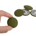 thumbnail image 4 of Unique Bargains 10pcs 48L Fabric Cloth Covered Button 30mm Round Metal Shank Sewing Buttons for Suits Dress Blouses, Navy Green, 4 of 5