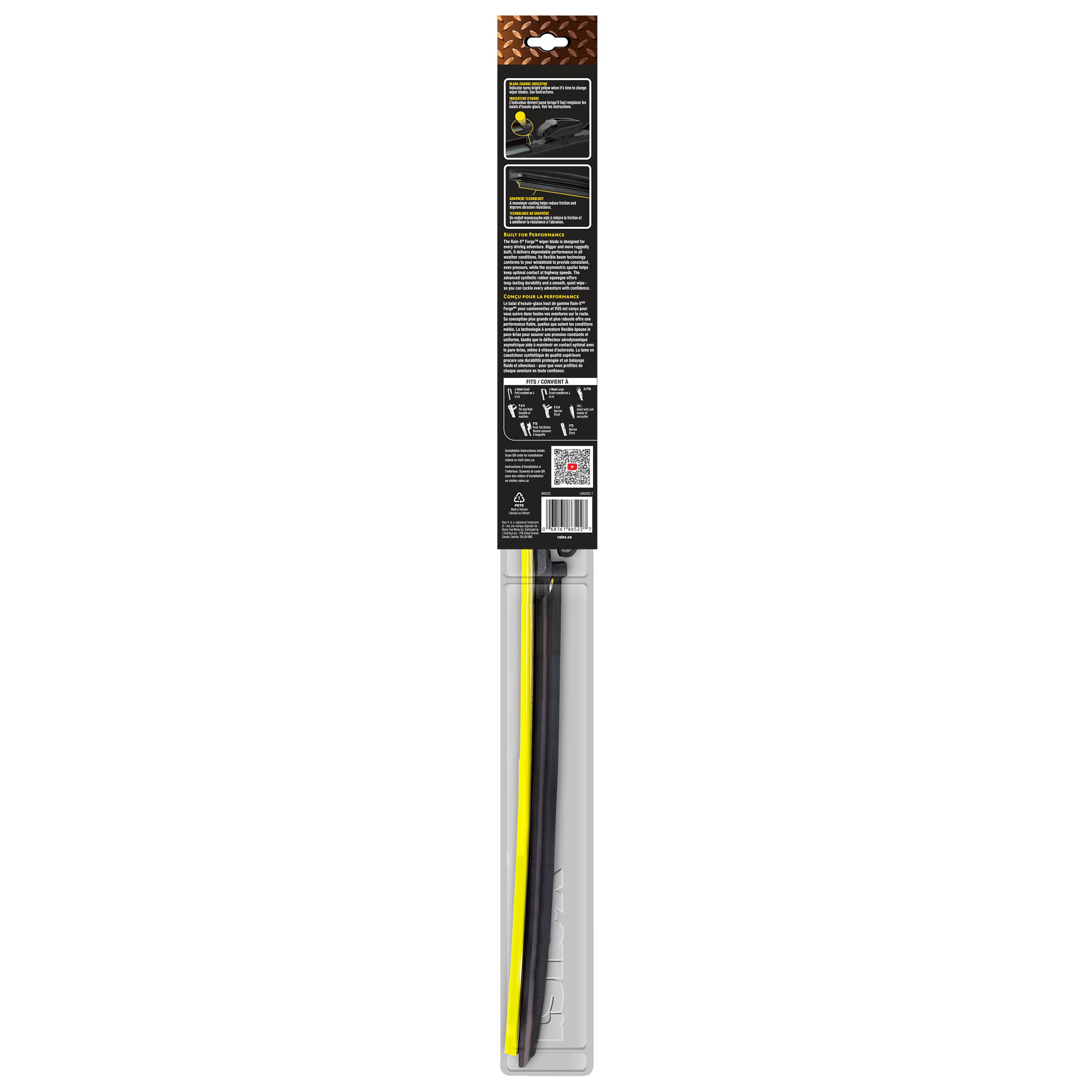 Rain-X Forge Truck and SUV windshield wiper blade, 22 inch