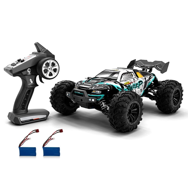 Remote Control Car 2.4Ghz 70KMH High Speed 116 Off RoadTrucks Brushless Motor 4WD Vehicle Racing Climbing Car Gifts for Adults 2 Battery