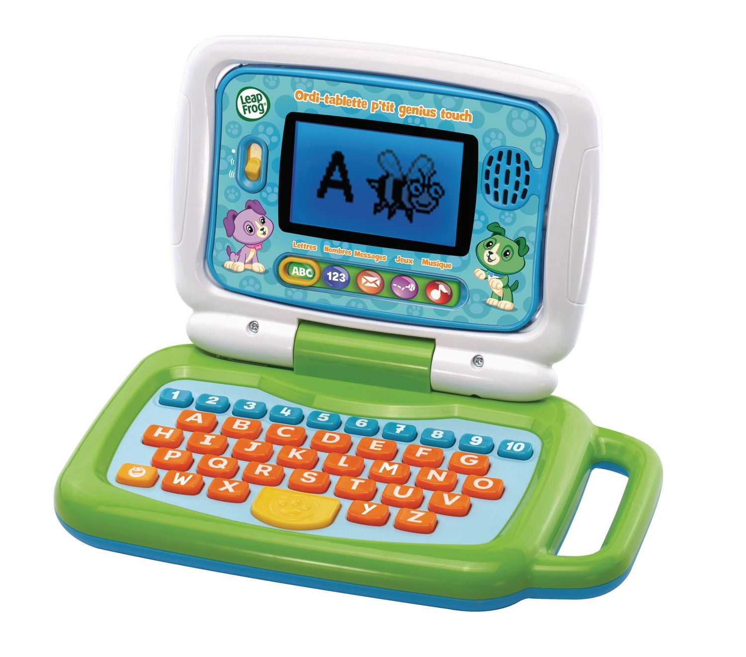 LeapFrog 2-in-1 Leaptop Touch, Green, Interactive Toddler Learning