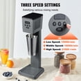 thumbnail image 4 of KFFKFF Milkshake Creator, 375W Power, Single Spindle Beverage Mixing Unit, Smart LED Microswitch, 3-Speed Functionality, Includes 820 ml Metal Cup, 4 of 9