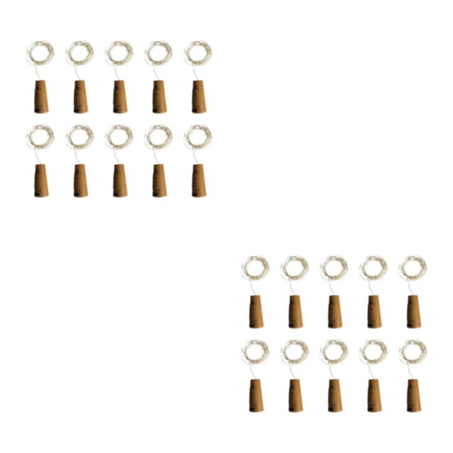 maskred 10pcs Plastic Fairy Lights For Party Decorations Add Whimsical Touch To Celebrations With These colours 2Set