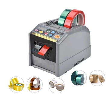 Machine Automatique de Découpe de Ruban, Distributeur de Ruban Électrique Double Face 6-50 mm, Coupe-Papier Adhésif Machine d'Emballage M-1000, Coupeur Adhésif avec Manuel et Automatique Idéal